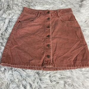 Roxy Denim Corduroy Mini Skirt